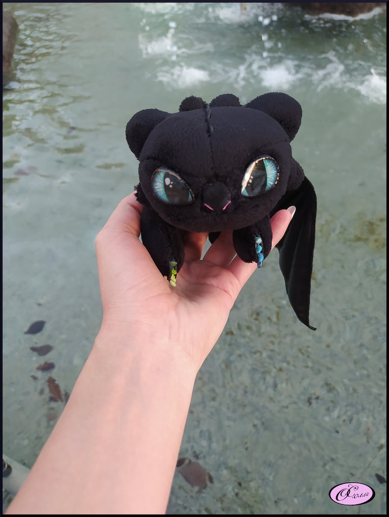 Cute Toothless Baby Toy/ Baby Night Fury / Night Fury Plush / | Etsy