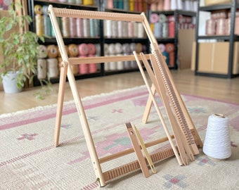 XL Weaving Loom - Adjustable - Large Tapestry Frame - Woven Fibre Art