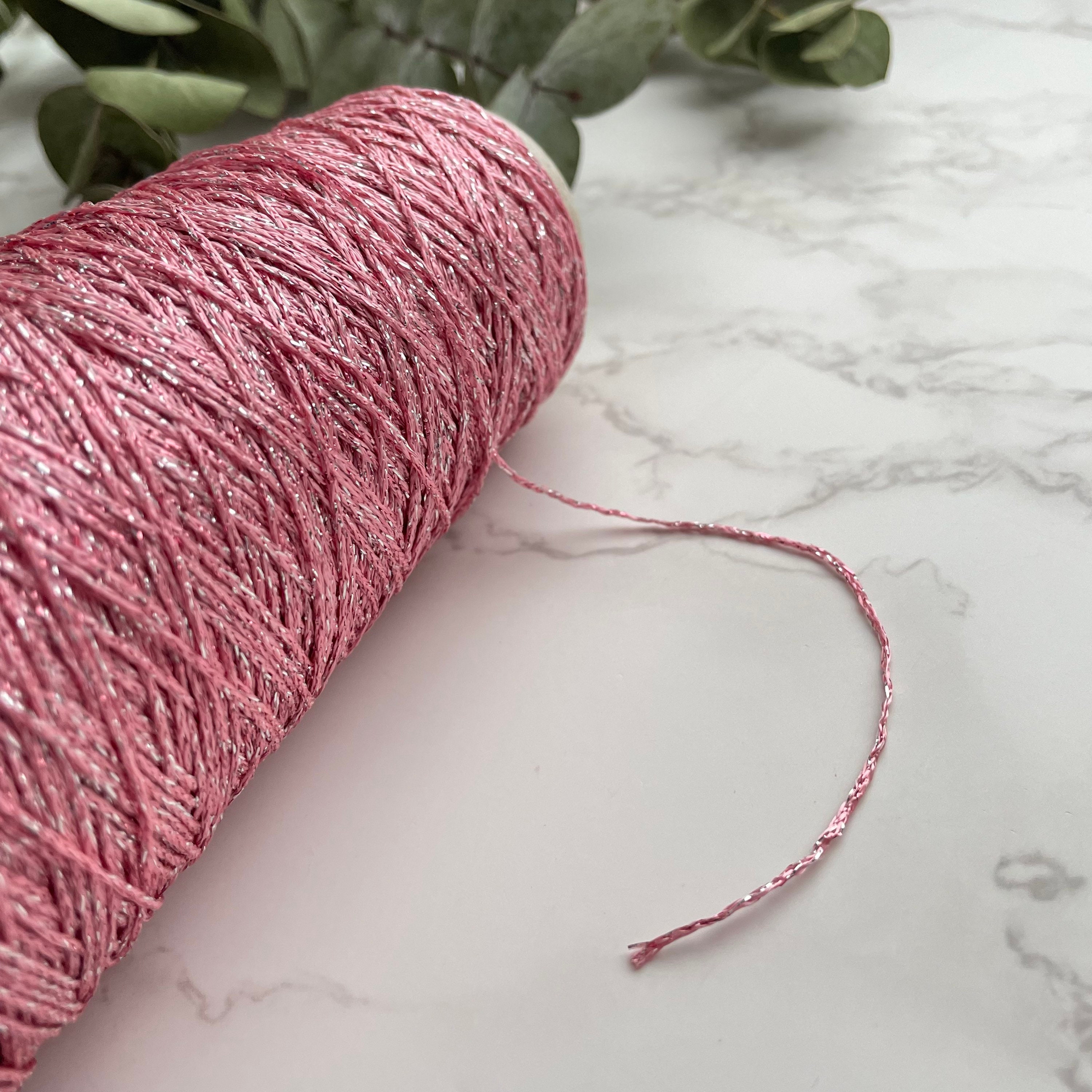 Metallic Yarn 4ply Thread Weaving Fibre Arts Etsy