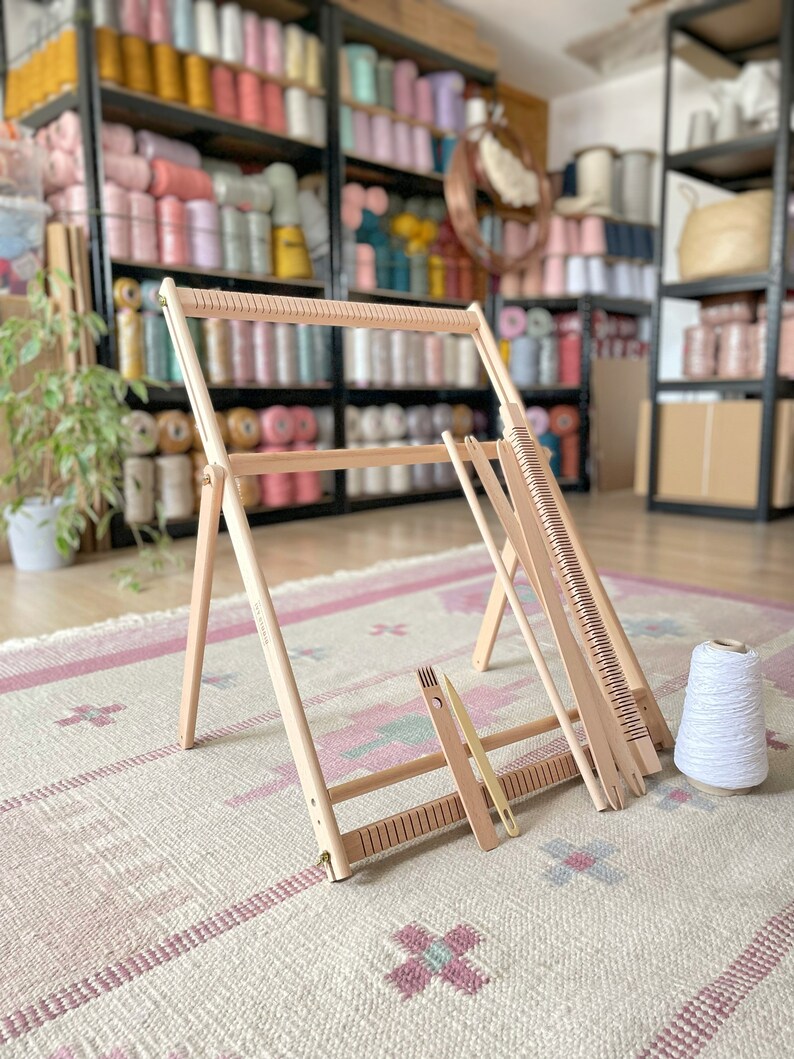 XL Adjustable Weaving Loom Large Tapestry Fibre Arts Etsy UK