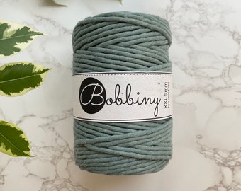 Bobbiny 5mm Laurel Cotton Single Twist String - 100m - Macramé Cord - Weaving - Fibre Arts