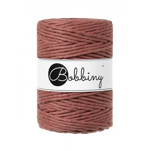 Bobbiny 5mm Sunset Cotton Single Twist String 100m Macramé Cord Weaving Fibre Arts image 2