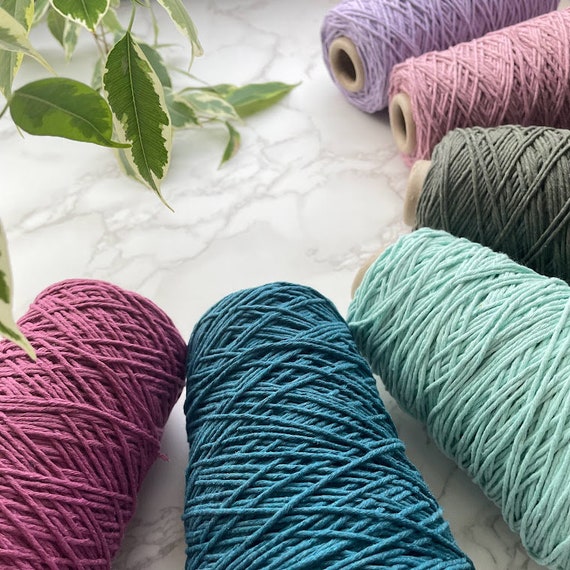 Cotton Warp String 22 Colours Yarn Warp Thread Weaving - Etsy