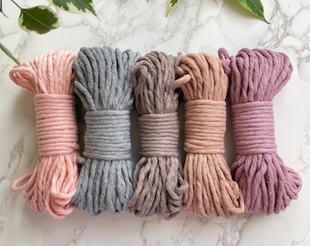 Cotton String Fibre Pack - Weaving - Fibre Arts - Yarn Bundle - Macrame Cord