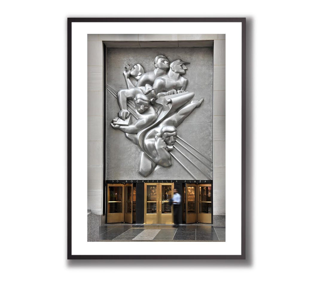 50 Rockefeller Center, Original Photograph, NYC View Poster, New York ...