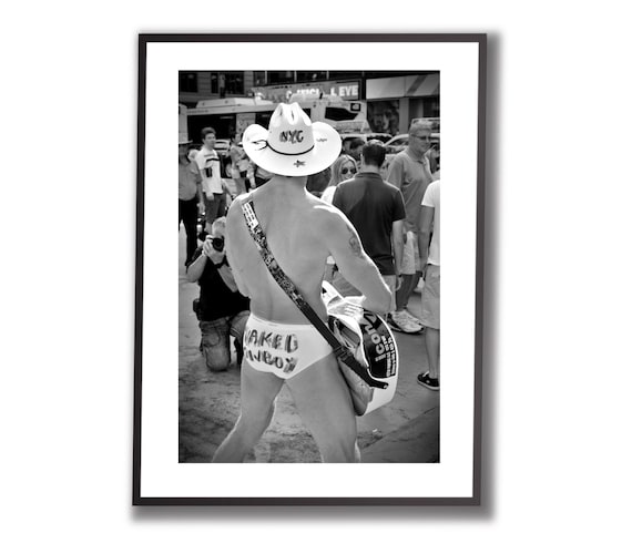 Naked Cowboy, Original Photograph, NYC, New York Poster, Manhattan
