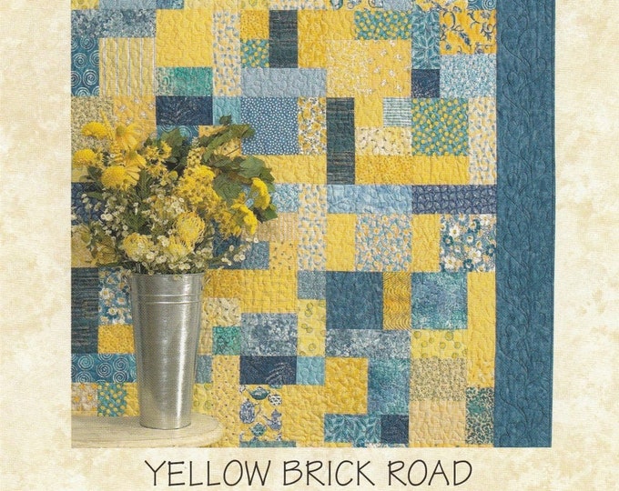 Yellow Brick Road Quilt Pattern by Atkinson Designs - PAPER PATTERN - Etsy