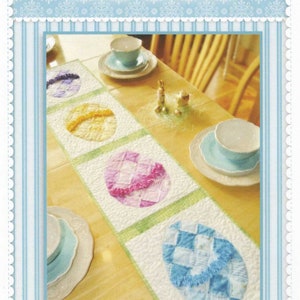 Ruched Easter Egg Table Runner Pattern by Shabby Fabrics - PAPER ...