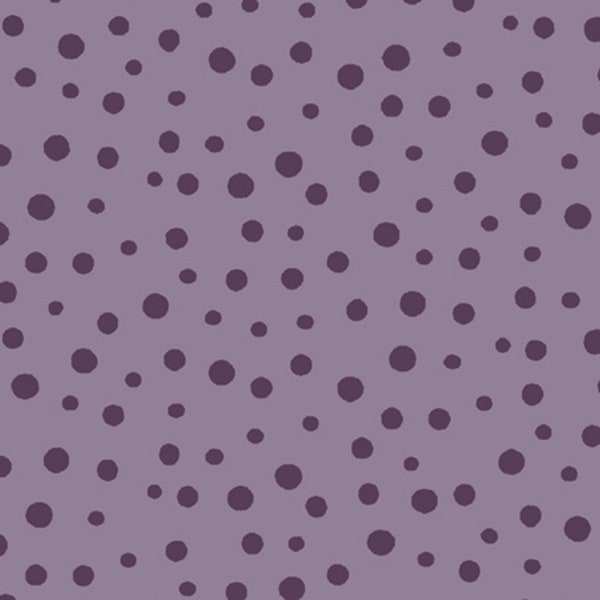 Purple Spots from Susybee Barnyard Buddies by Susybee CollectionCotton Fabric