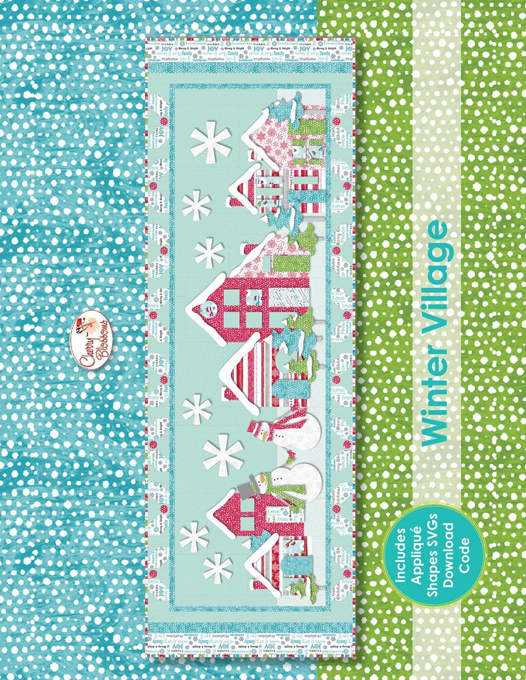 Winter Village Quilt Pattern by Cherry Guidry From Cherry Etsy.de