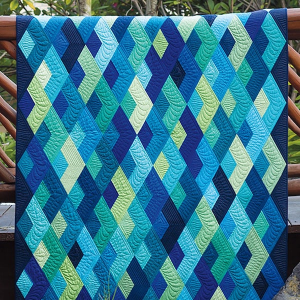 Boomerang Quilt Pattern by Jaybird Quilts - PAPER PATTERN