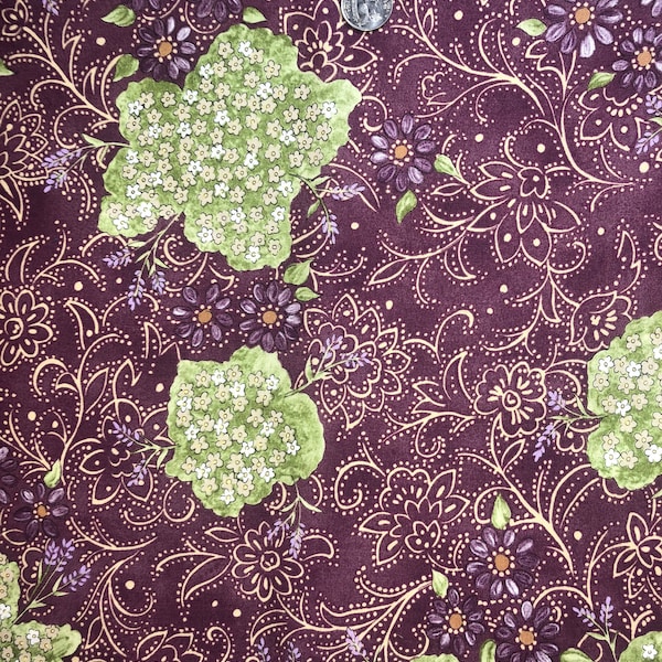 Lavender & Lace Riverwoods Collection by Troy Fabrics Cotton Fabric 1600-4