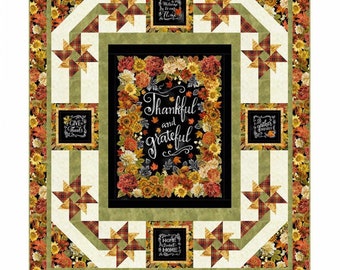 Autumn Garden Quilt Pattern by Sue Harvey from Pine Tree Country Quilts - PAPER PATTERN