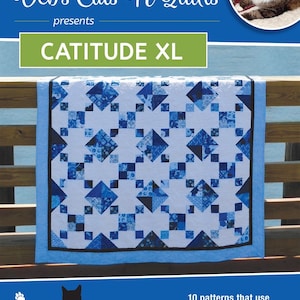 Catitude  XL by Deb Heatherly PAPER PATTERN
