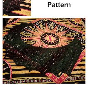 Patroon van de drakenvleugelsjaal