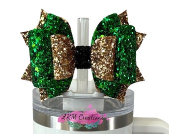 Wicked Bow Straw Topper, Stanley Bow Topper, Christmas Straw Topper, Bows for Tumbler Straws, Simple Modern Topper, Starbucks Bow