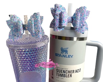 Bow Straw Toppers, Straw Topper Stanley, Stanley Straw Topper, Bows for Starbucks Studded Unicorn, Starbucks Straw Topper, Starbucks Bow