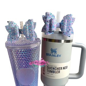 Bow Straw Toppers, Straw Topper Stanley, Stanley Straw Topper, Bows for Starbucks Studded Unicorn, Starbucks Straw Topper, Starbucks Bow