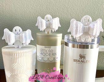 Halloween Ghost Straw Topper, Bow Straw Topper, Stanley Straw Topper, Starbucks Straw Topper, Simple Modern Straw Topper, Bows for Tumbler