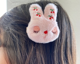 Easter Hair Bow, Kawaii Bows, Easter Hair Clips, Kawaii Hair Clips, Easter Bunny Hair Bow, Bunny Hair Clip, Kawaii Hair Clips, Bunny Bows