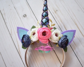 Mermaid Unicorn Headband, Mermaid Unicorn Birthday, Mermaid Headband for Girls, Mermaid Headband for Adults, Mermaid Unicorn Party