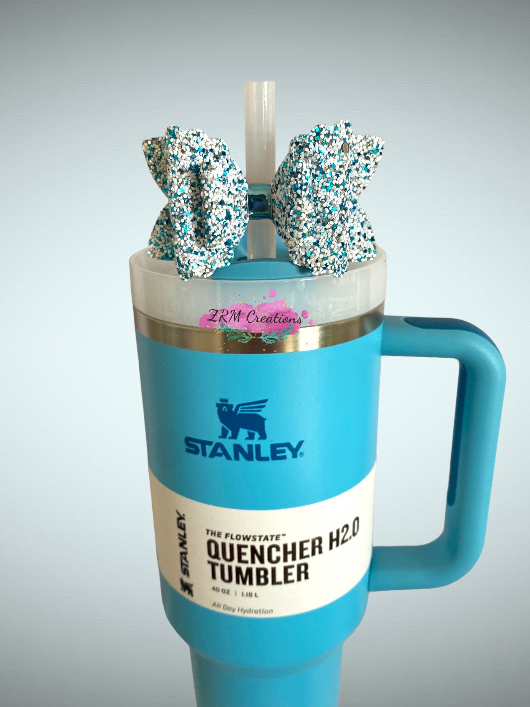 Stanley Straw Topper, Bow Straw Topper for Stanley Citron Mix Tumbler, Bows  for Starbucks Tumblers, Starbucks Bow Topper 