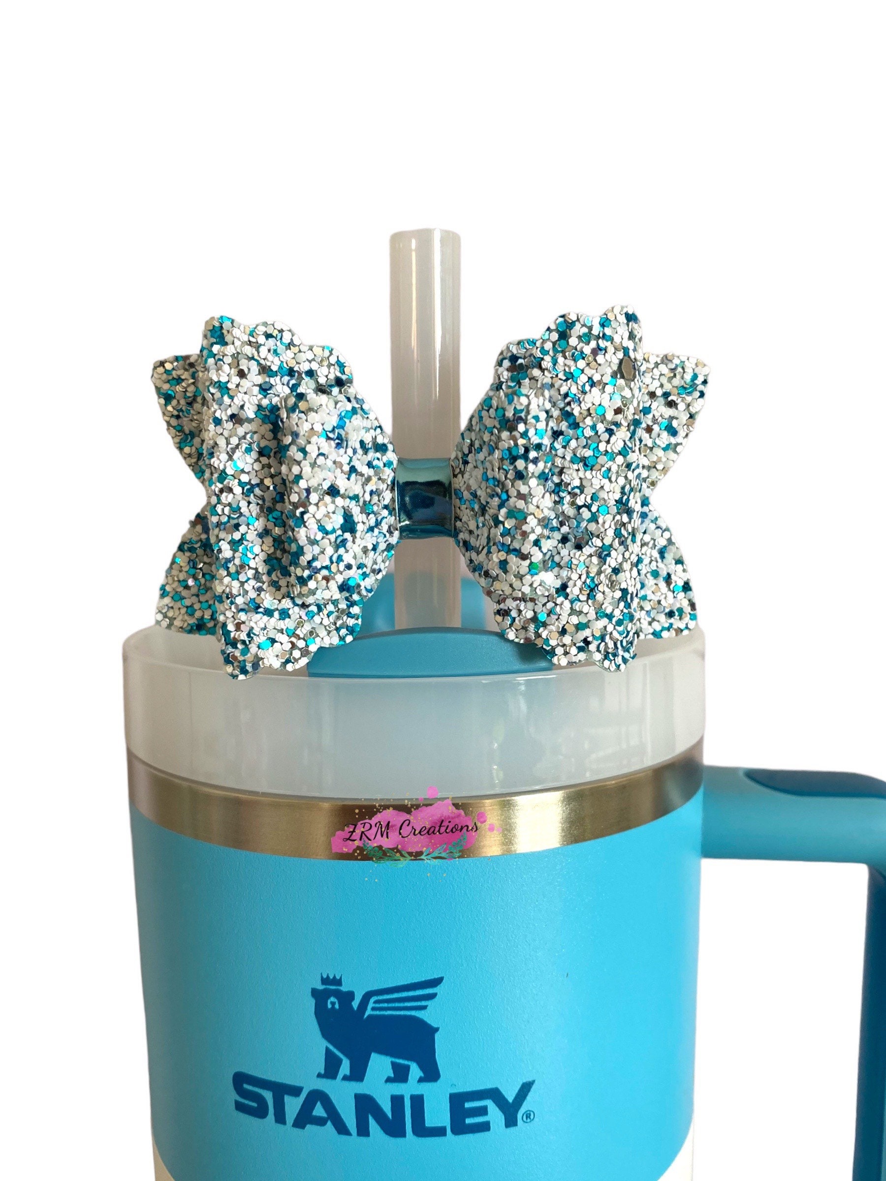 Stanley Straw Topper, Bow Straw Topper for Stanley Citron Mix Tumbler, Bows  for Starbucks Tumblers, Starbucks Bow Topper 