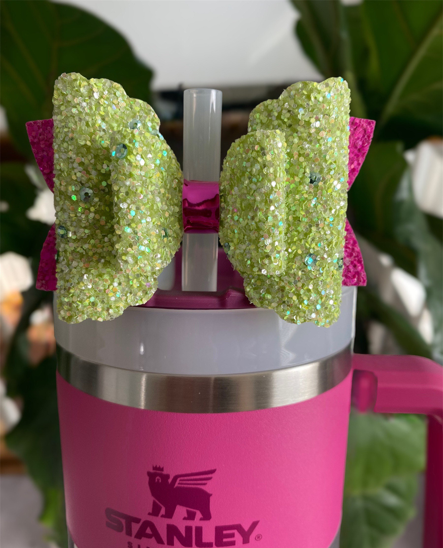 Stanley Straw Topper, Bow Straw Topper for Stanley Citron Mix Tumbler, Bows  for Starbucks Tumblers, Starbucks Bow Topper 