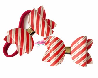Christmas Hair Bow, Candy Cane Hair Bow, Christmas Hair Clip, Candy Cane Hair Clip, Candy Cane Headband, Christmas Headband