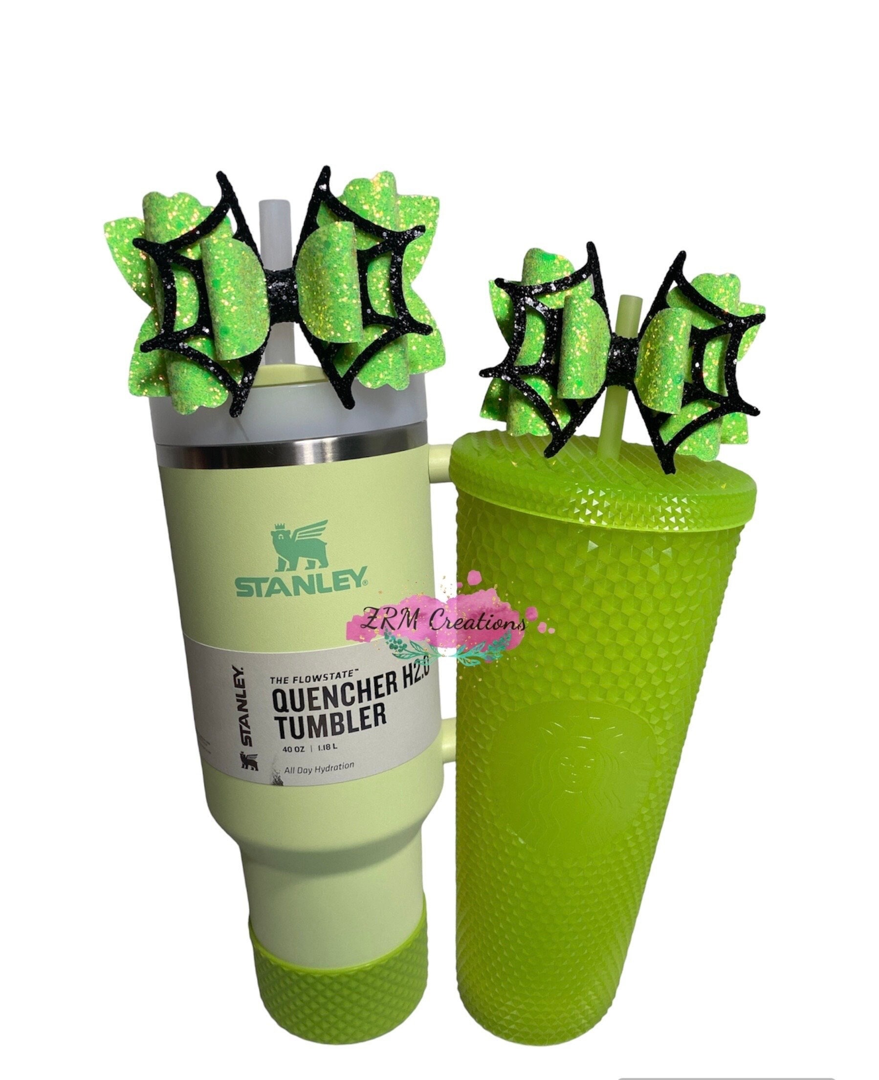 Stanley Straw Topper, Bow Straw Topper for Stanley Citron Mix Tumbler, Bows  for Starbucks Tumblers, Starbucks Bow Topper 