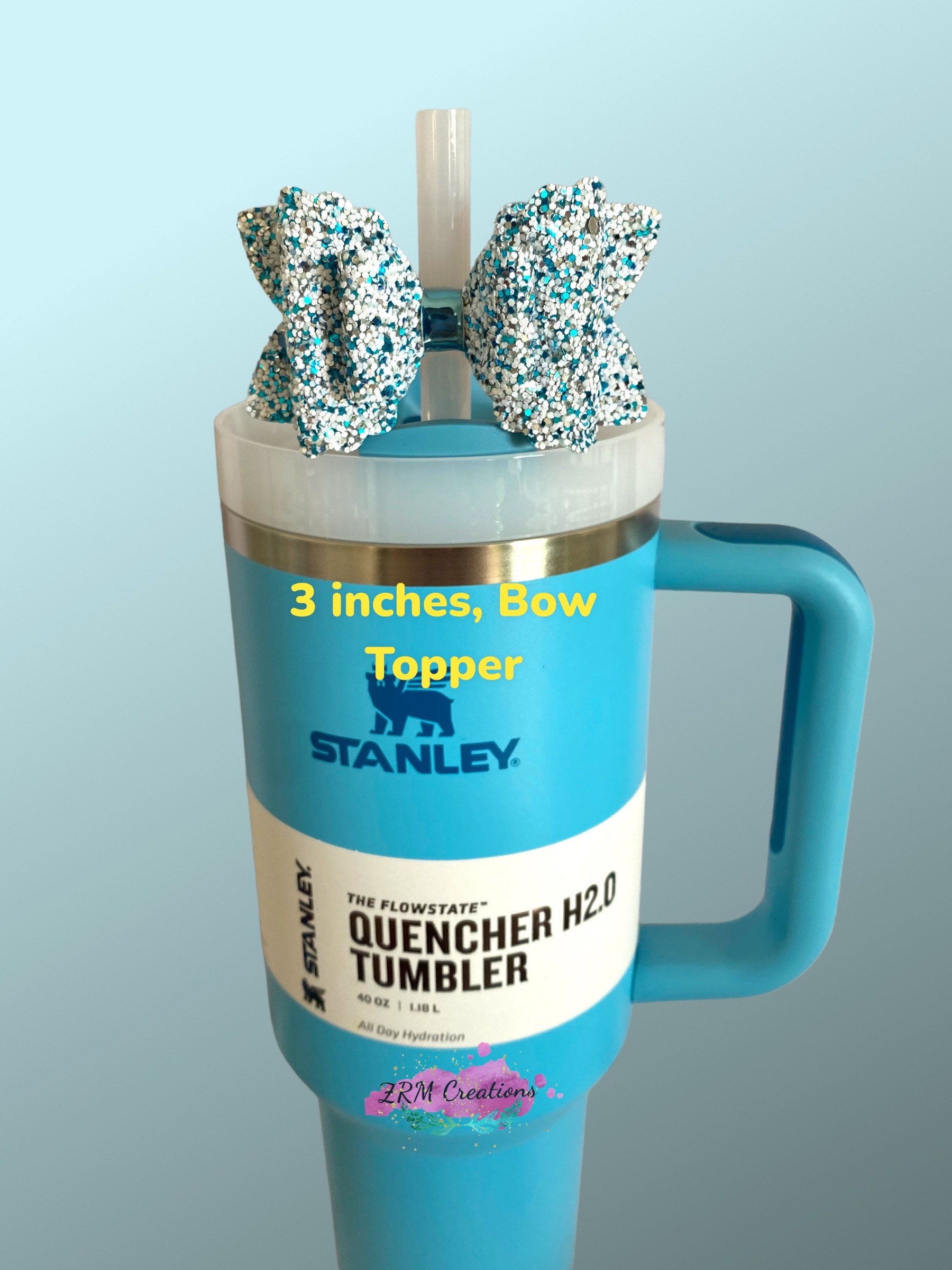 Stanley Straw Topper, Bow Straw Topper for Stanley Citron Mix