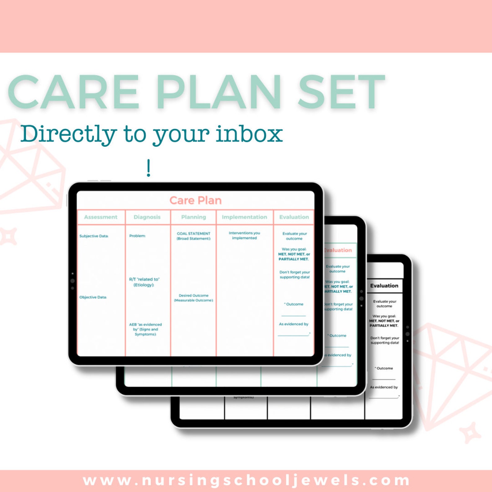 Nursing Care Plan Template Care Plan Printable Nursing Student ...