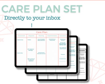 Digital Care Plan Template PDF | Nursing Study Tool