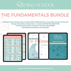The Nursing Fundamentals Study Bundle!