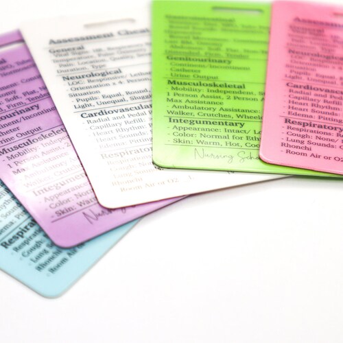Lab Reference Nursing Pocket Badge Card/ Badge Buddy - Etsy
