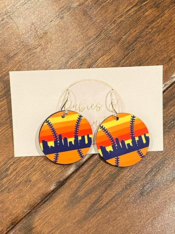 TX Baseball Earrings TX Baseball Earrings