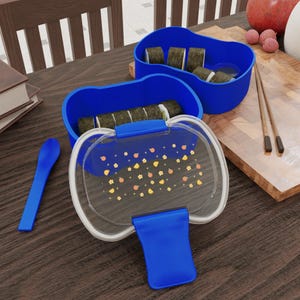 Colorful Two-Tier Bento Box for Meal Prep, Cute Lunch Container, Eco-Friendly Food Storage, Perfect for Kids and Adults, Picnic and Lunch
