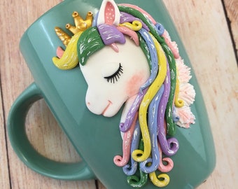 Unicorn Cup, Unicorn 3d, Mug With Unicorn, Cute Unicorn, Unicorn Gift - Etsy