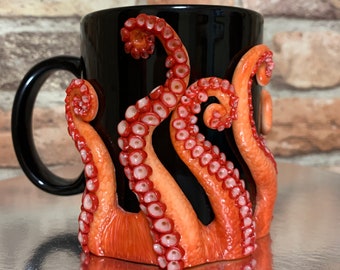Jarra Octos Best Brew - Taza Calavera Con Tentáculos De Pulpo 350ml - Decoración Medieval Pirata