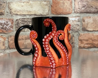 Kubek Kraken, kubek Red Octopus, kubek Tentacle, Octopus 3D, kubek Red Devilfish