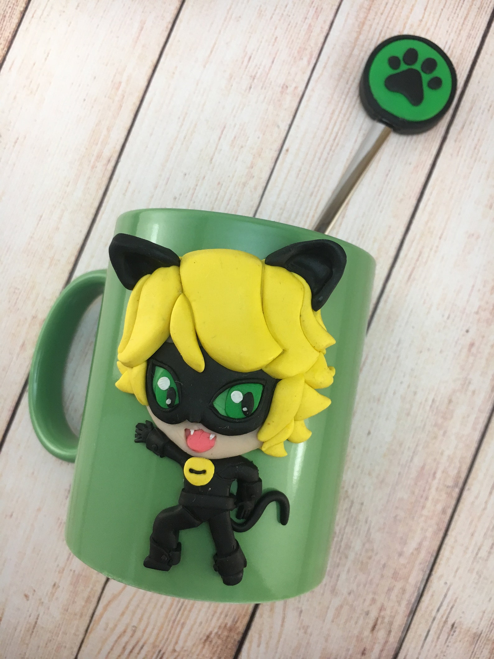 Cat Noir Mug Tales of Ladybug & Cat Noir Mug with Cat Noir | Etsy