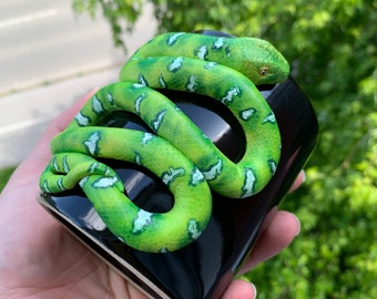 Grün Python Becher, Baum Python Becher, Realistische Grün Python, Grün Python Kaffeetasse, Grün Python Geschenk