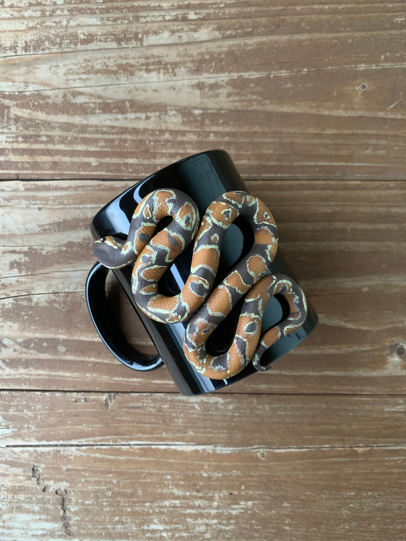 Kubek Python, Realistyczny Python, Kubek do kawy Python, Prezent Python zdjęcie 1