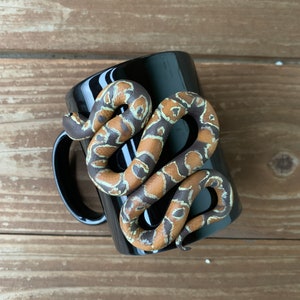 Kubek Python, Realistyczny Python, Kubek do kawy Python, Prezent Python zdjęcie 3