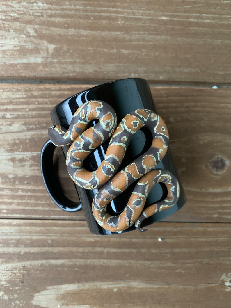 Kubek Python, Realistyczny Python, Kubek do kawy Python, Prezent Python zdjęcie 3