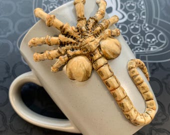 フェイスハガーマグ、エイリアンコーヒーカップ、フェイスハガー3D、ポリマーフェイスハガー、リアルなエイリアン