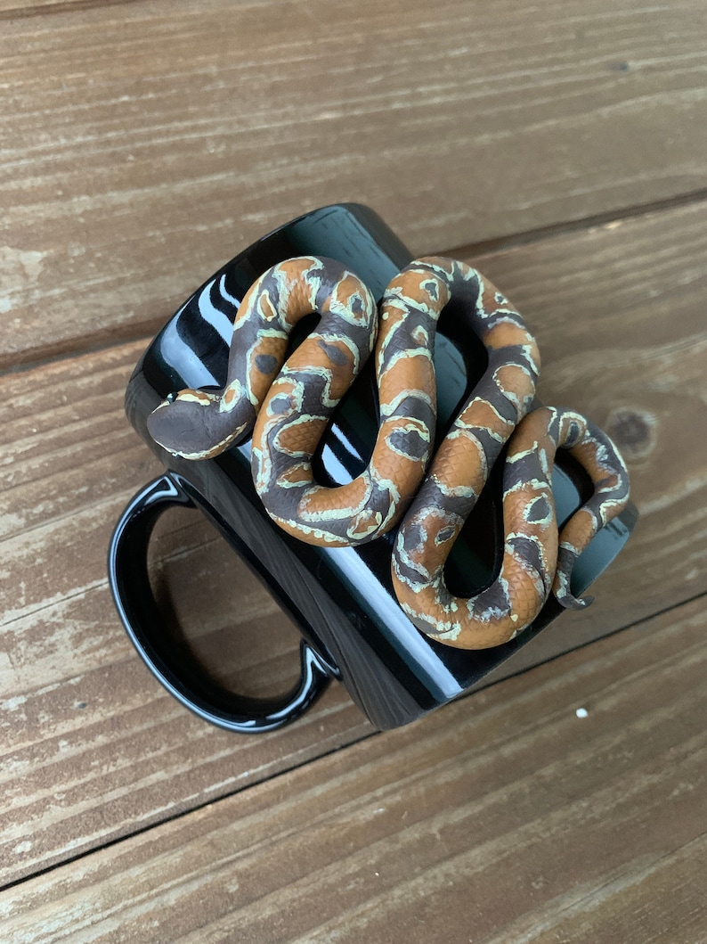 Kubek Python, Realistyczny Python, Kubek do kawy Python, Prezent Python zdjęcie 2