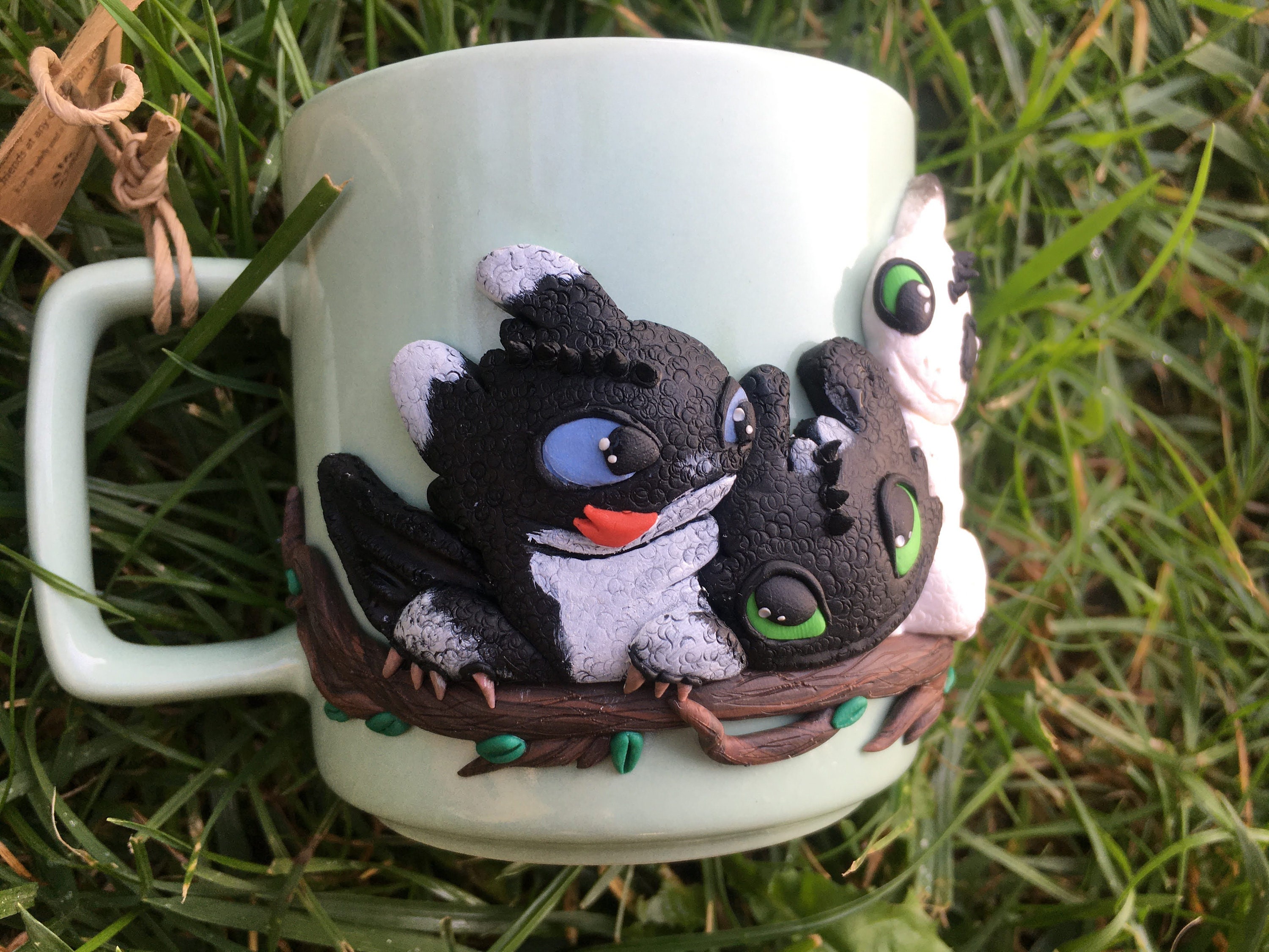 Night and Light Fury babies Night Light baby dragons Night Etsy