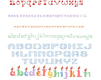 Alphabet - divers styles