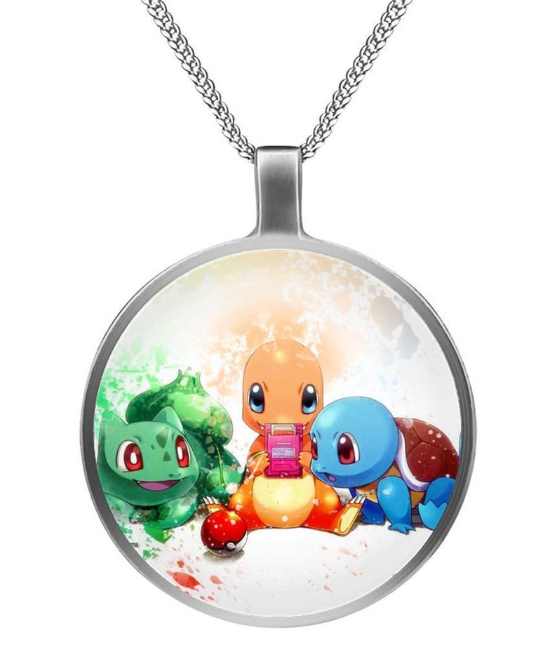 New Pokemon Keystone Mega Stone Necklace Pendant Cosplay Charm Anime Jewelry